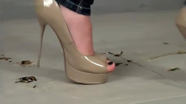  Diana crushing roaches in sharp sexy high heels. foot fetish videos